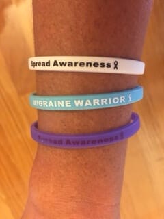 Migraine Awareness Bracelet